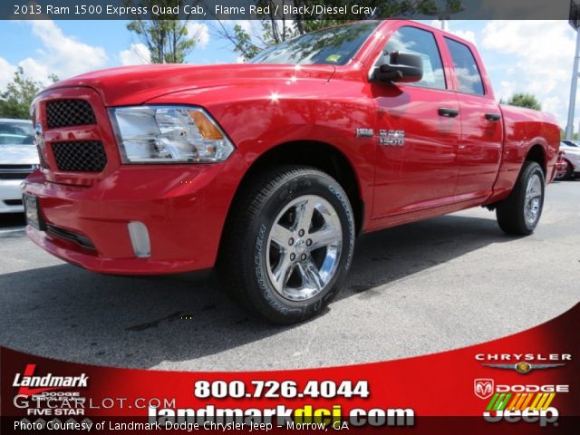 2013 Ram 1500 Express Quad Cab in Flame Red