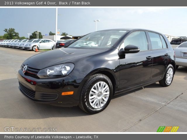 2013 Volkswagen Golf 4 Door in Black