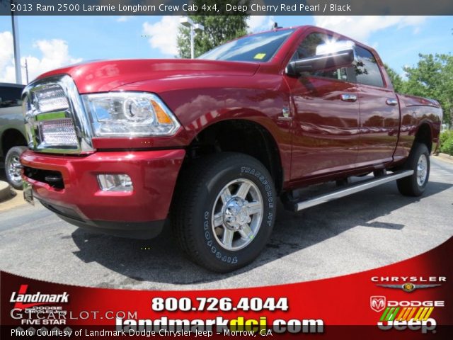 2013 Ram 2500 Laramie Longhorn Crew Cab 4x4 in Deep Cherry Red Pearl