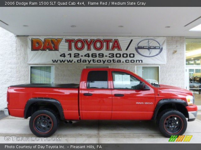 2006 Dodge Ram 1500 SLT Quad Cab 4x4 in Flame Red