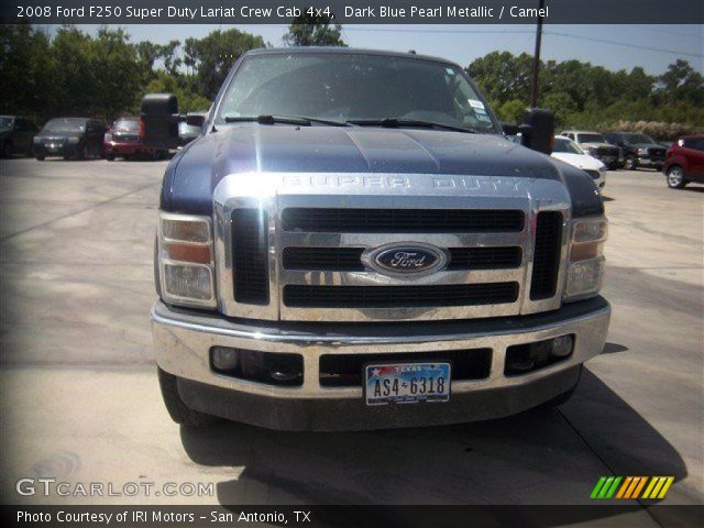2008 Ford F250 Super Duty Lariat Crew Cab 4x4 in Dark Blue Pearl Metallic