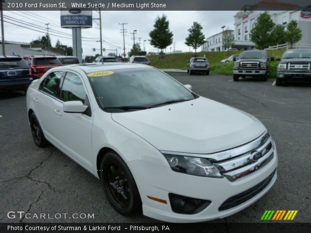 2010 Ford Fusion SE in White Suede