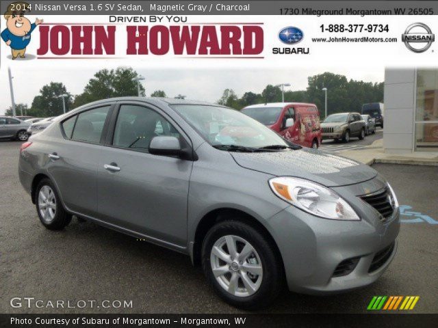 2014 Nissan Versa 1.6 SV Sedan in Magnetic Gray