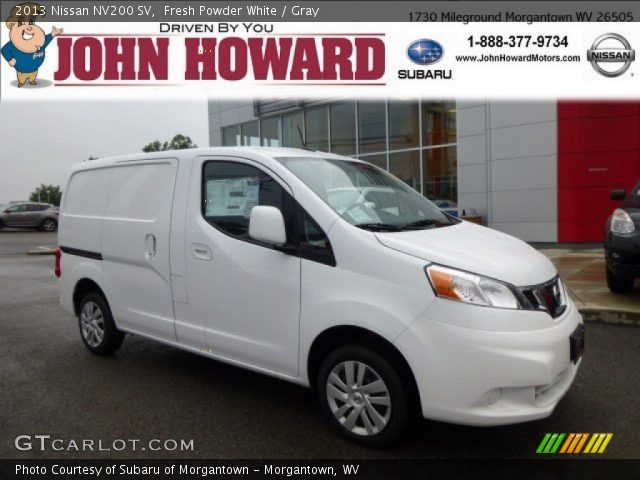 2013 Nissan NV200 SV in Fresh Powder White