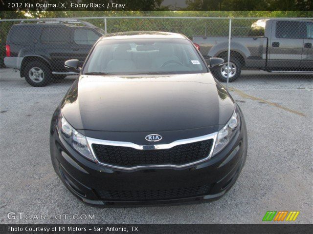 2012 Kia Optima LX in Ebony Black