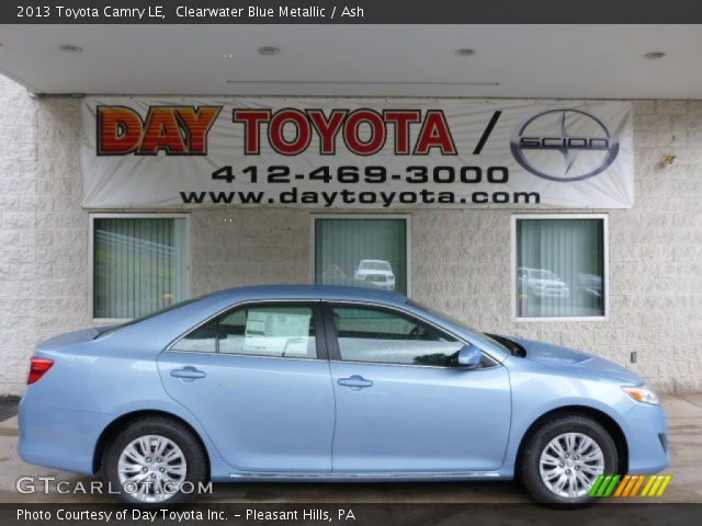 2013 Toyota Camry LE in Clearwater Blue Metallic