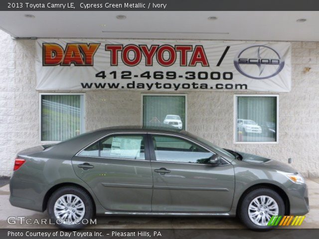 2013 Toyota Camry LE in Cypress Green Metallic