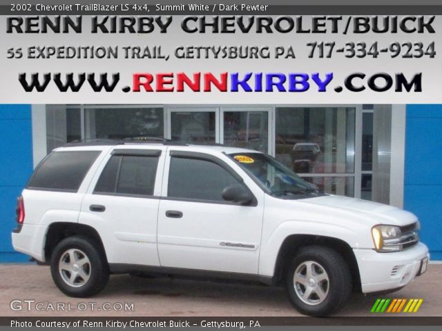 2002 Chevrolet TrailBlazer LS 4x4 in Summit White
