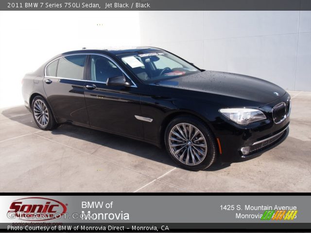 2011 BMW 7 Series 750Li Sedan in Jet Black