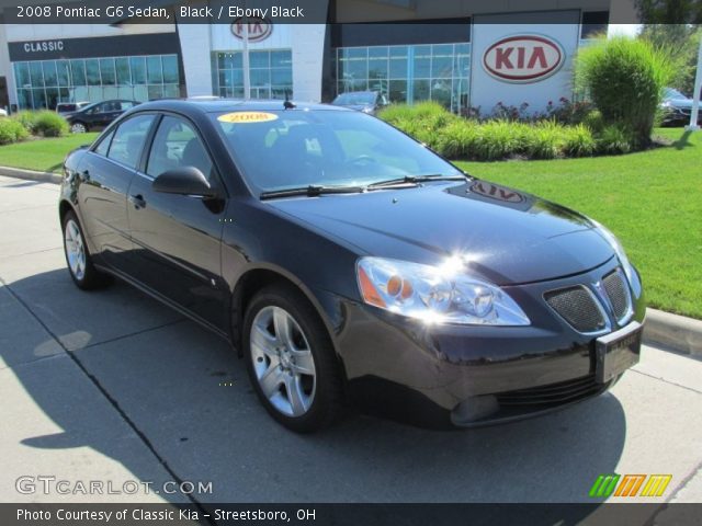2008 Pontiac G6 Sedan in Black