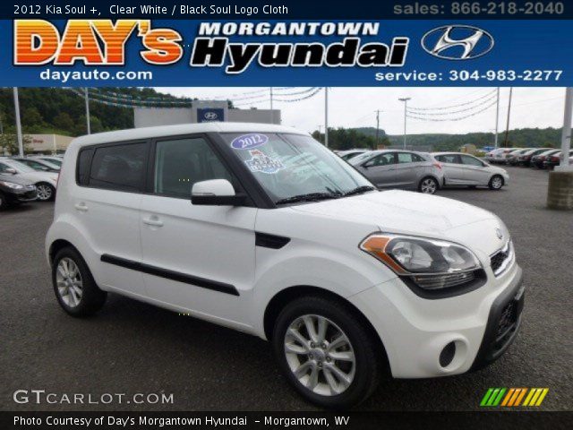 2012 Kia Soul + in Clear White