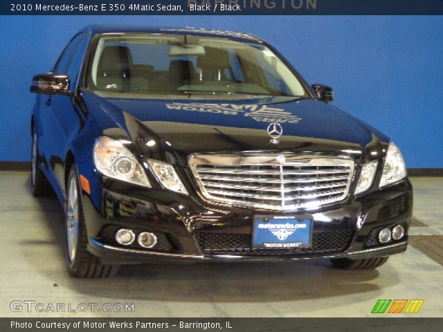 2010 Mercedes-Benz E 350 4Matic Sedan in Black