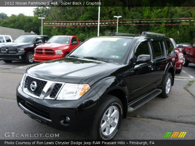 2012 Nissan Pathfinder S 4x4 in Super Black