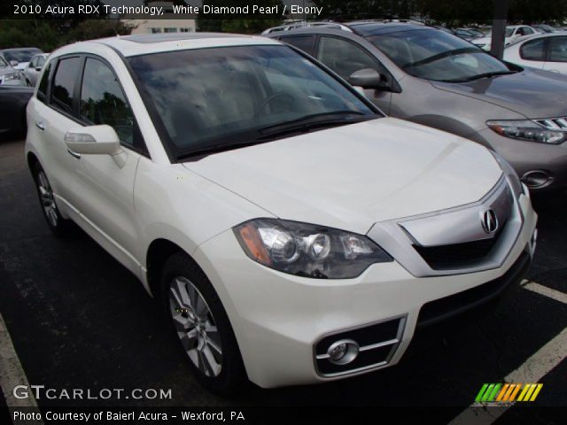 2010 Acura RDX Technology in White Diamond Pearl