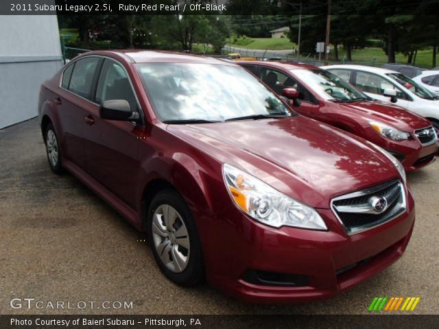 2011 Subaru Legacy 2.5i in Ruby Red Pearl