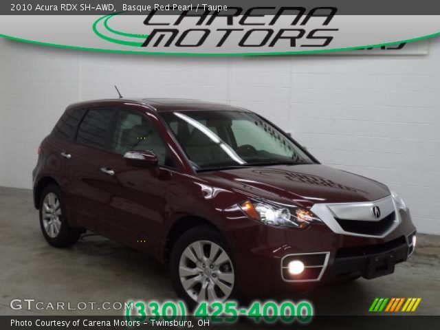 2010 Acura RDX SH-AWD in Basque Red Pearl