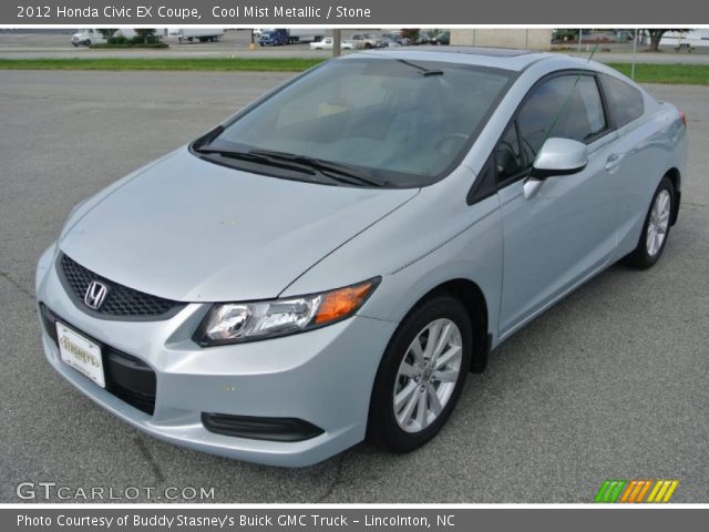 2012 Honda Civic EX Coupe in Cool Mist Metallic
