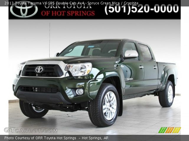 2013 Toyota Tacoma V6 SR5 Double Cab 4x4 in Spruce Green Mica