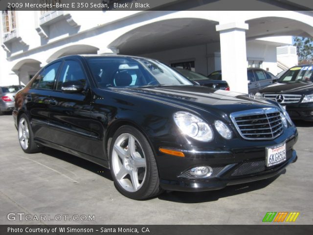 2009 Mercedes-Benz E 350 Sedan in Black