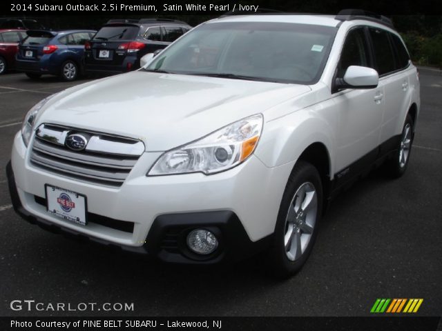 2014 Subaru Outback 2.5i Premium in Satin White Pearl