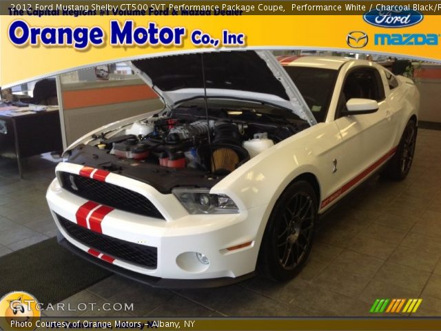 2012 Ford Mustang Shelby GT500 SVT Performance Package Coupe in Performance White