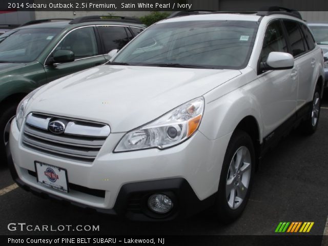 2014 Subaru Outback 2.5i Premium in Satin White Pearl