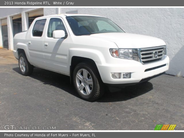 2013 Honda Ridgeline RTL in White