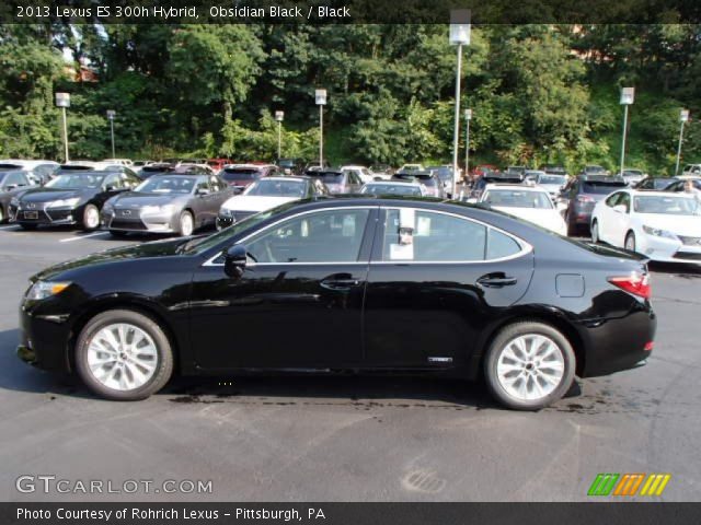 2013 Lexus ES 300h Hybrid in Obsidian Black