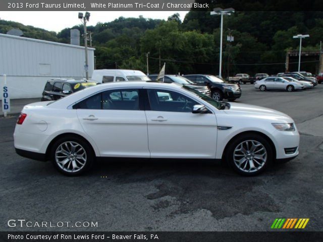 2013 Ford Taurus Limited in White Platinum Tri-Coat