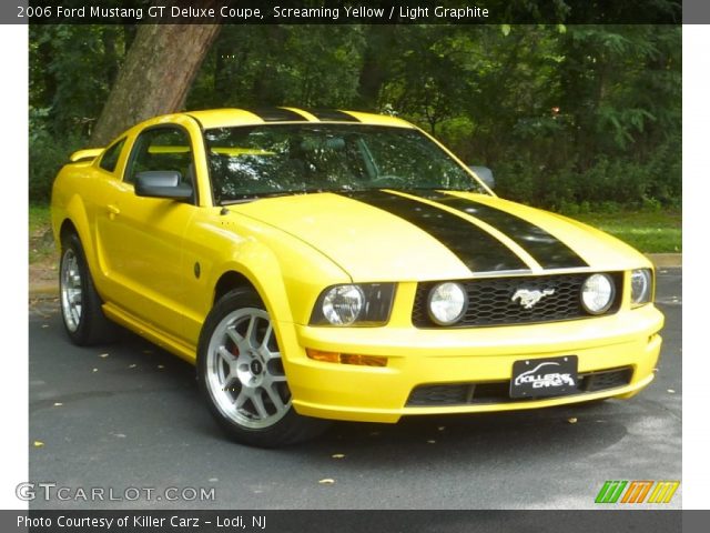 2006 Ford Mustang GT Deluxe Coupe in Screaming Yellow