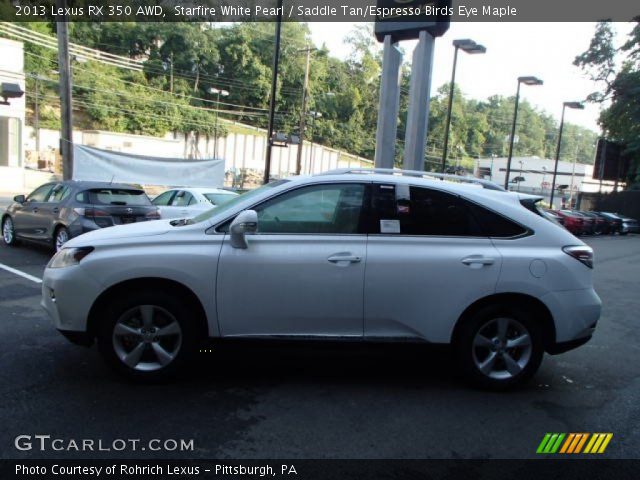 2013 Lexus RX 350 AWD in Starfire White Pearl