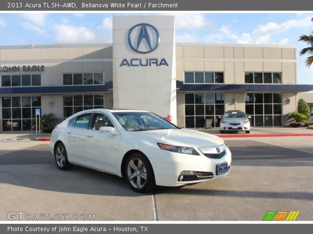 2013 Acura TL SH-AWD in Bellanova White Pearl