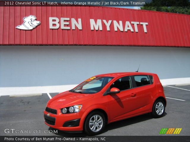 2012 Chevrolet Sonic LT Hatch in Inferno Orange Metallic