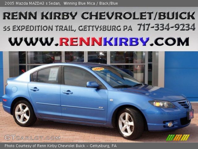 2005 Mazda MAZDA3 s Sedan in Winning Blue Mica
