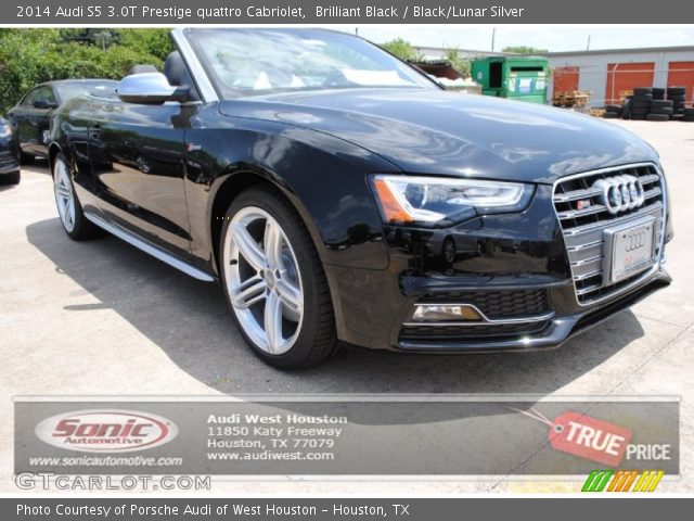 2014 Audi S5 3.0T Prestige quattro Cabriolet in Brilliant Black