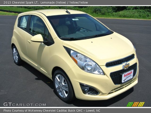 2013 Chevrolet Spark LT in Lemonade (Yellow)