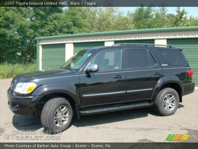 2007 Toyota Sequoia Limited 4WD in Black