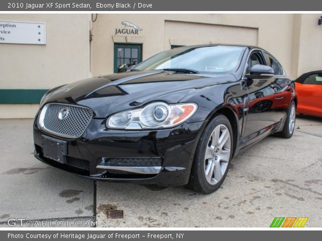 2010 Jaguar XF Sport Sedan in Ebony Black