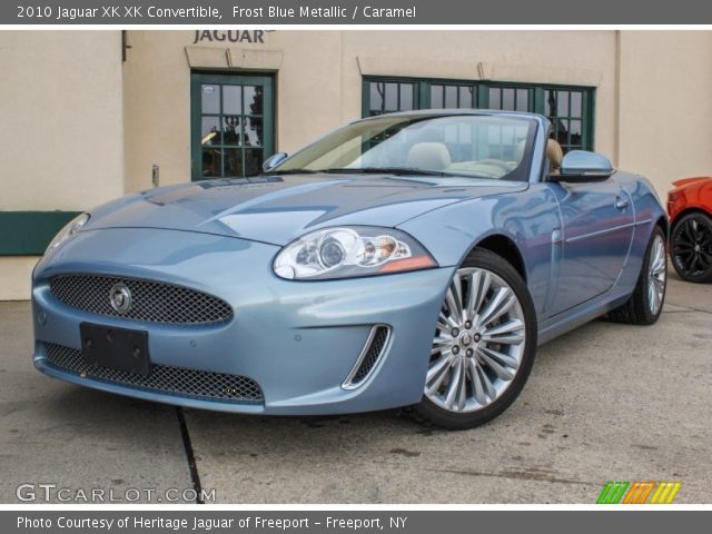 2010 Jaguar XK XK Convertible in Frost Blue Metallic