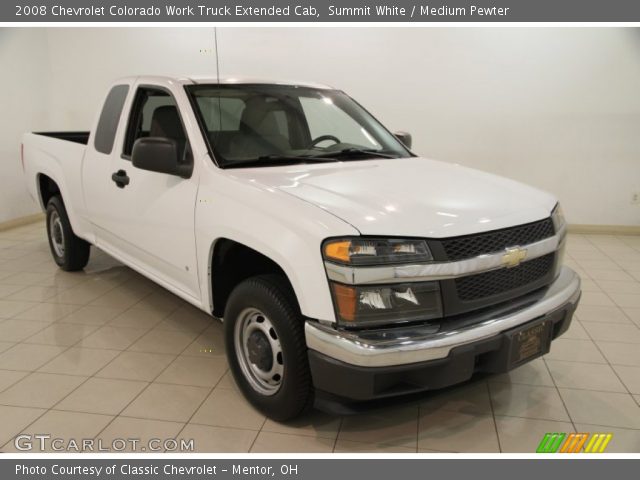 2008 Chevrolet Colorado Work Truck Extended Cab in Summit White
