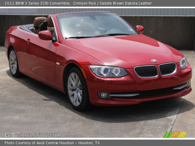 2011 BMW 3 Series 328i Convertible in Crimson Red