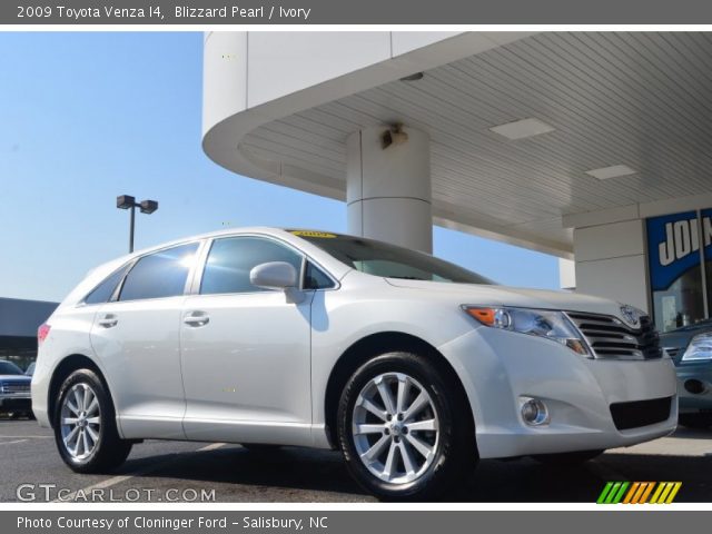 2009 Toyota Venza I4 in Blizzard Pearl