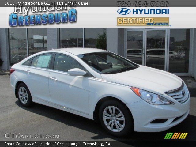 2011 Hyundai Sonata GLS in Pearl White