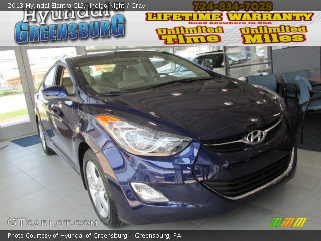 2013 Hyundai Elantra GLS in Indigo Night
