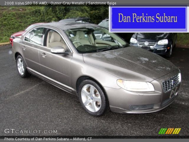 2008 Volvo S80 T6 AWD in Oyster Gray Metallic
