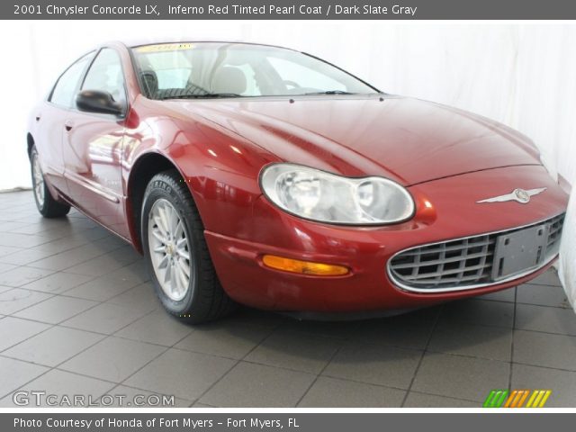 2001 Chrysler Concorde LX in Inferno Red Tinted Pearl Coat