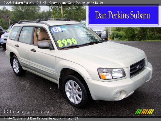 2005 Subaru Forester 2.5 XS in Champagne Gold Opalescent