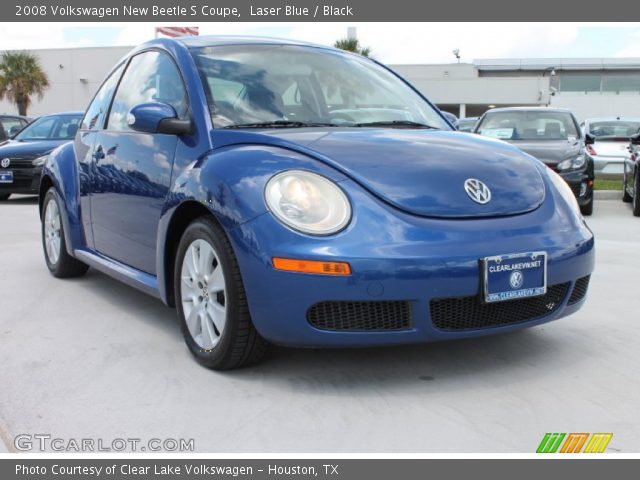 2008 Volkswagen New Beetle S Coupe in Laser Blue