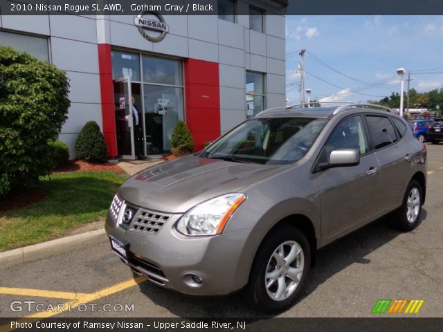 2010 Nissan Rogue SL AWD in Gotham Gray