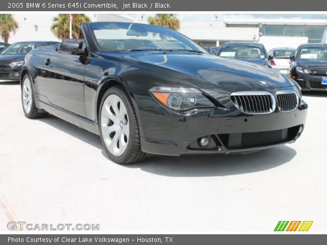 2005 BMW 6 Series 645i Convertible in Jet Black